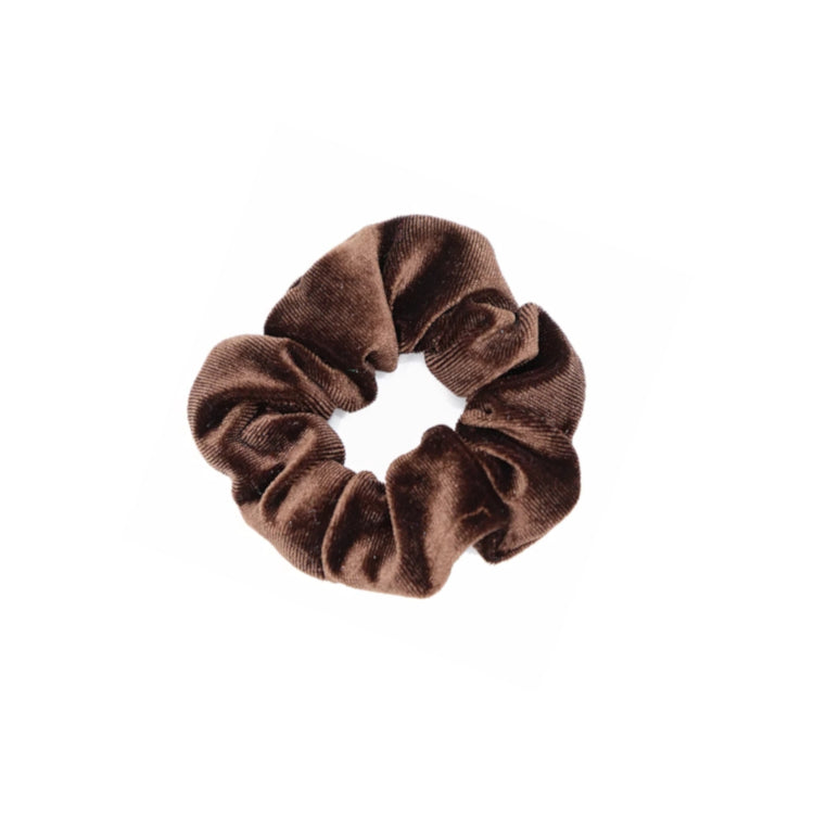 Scrunchie Fluwelenlook Bruin