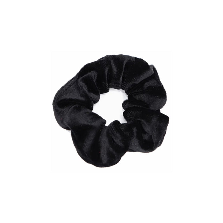 Scrunchie Fluwelenlook Zwart