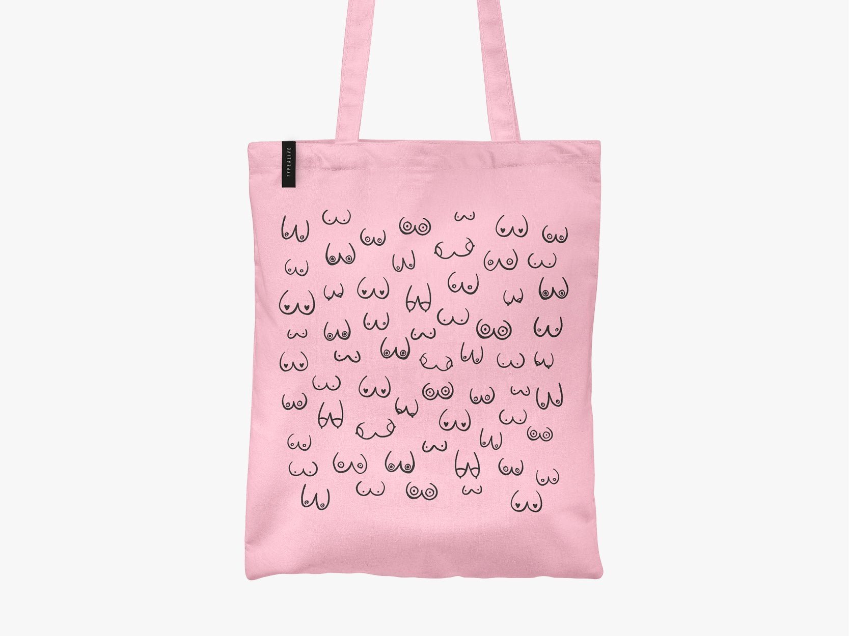 Tote Bag Boezemvrienden "Roze" TYPEALIVE®