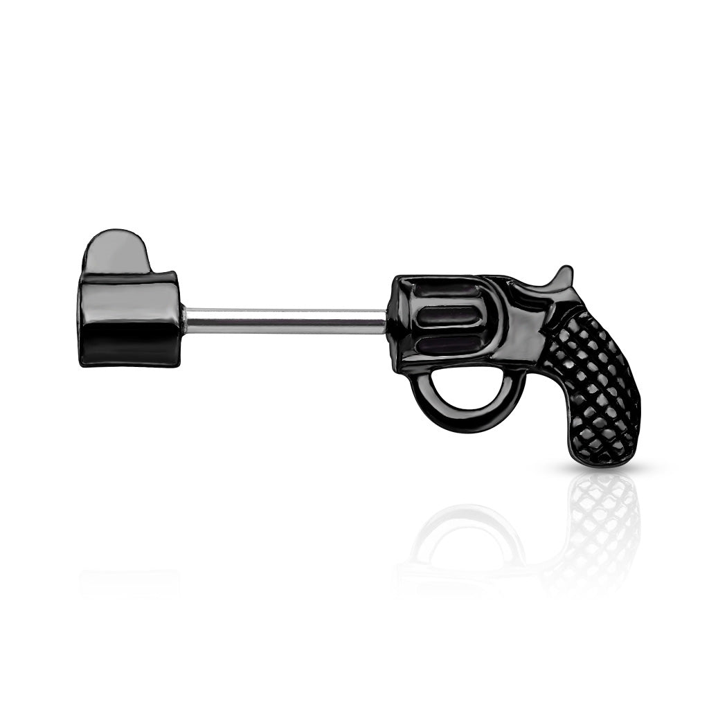 Tepelpiercing Revolver Zwart