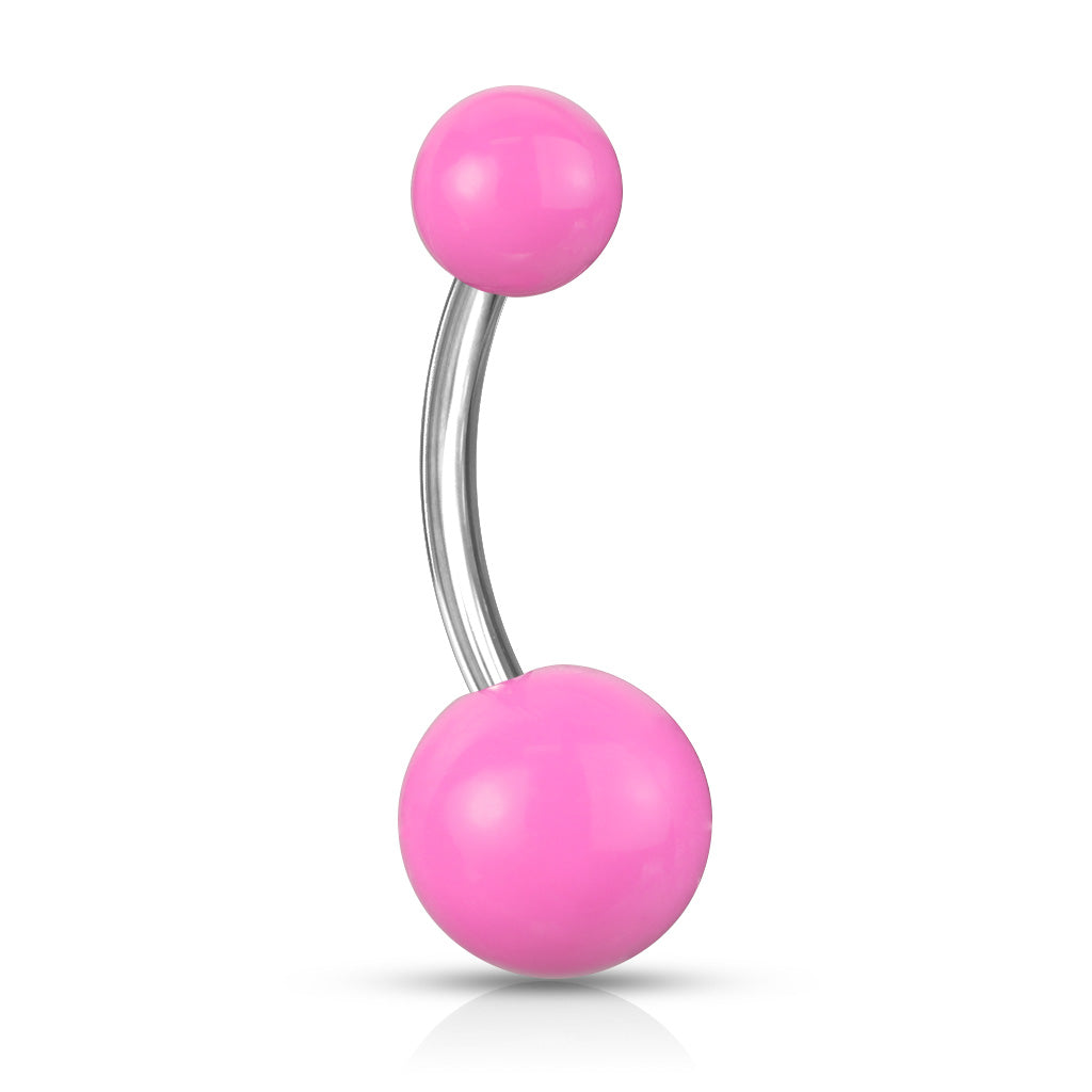 Navelpiercing Neon Roze