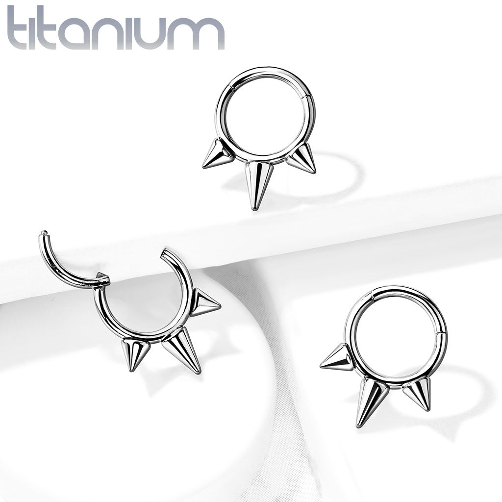 Titanium Klikring Spikes