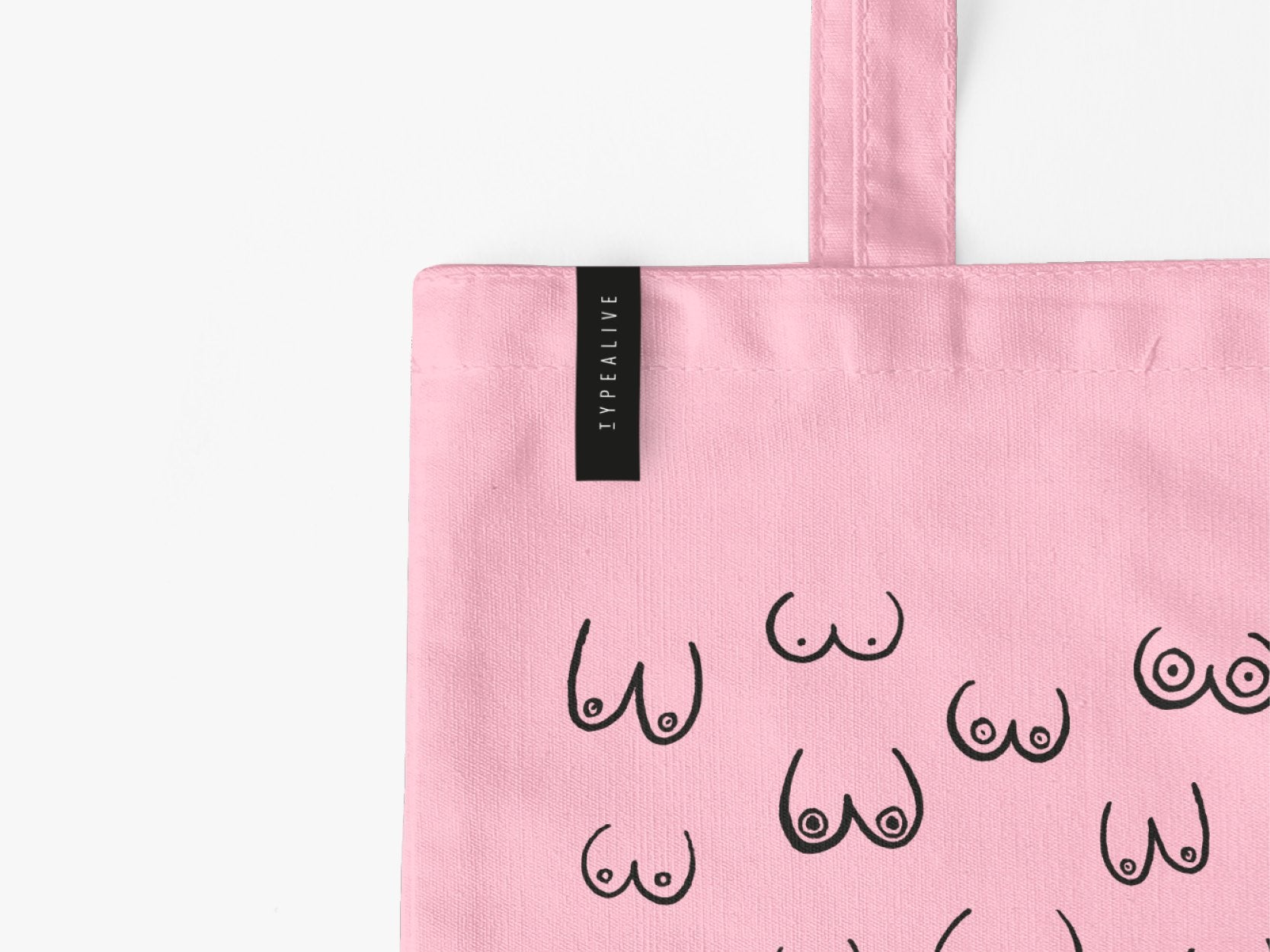 Tote Bag Boezemvrienden "Roze" TYPEALIVE®