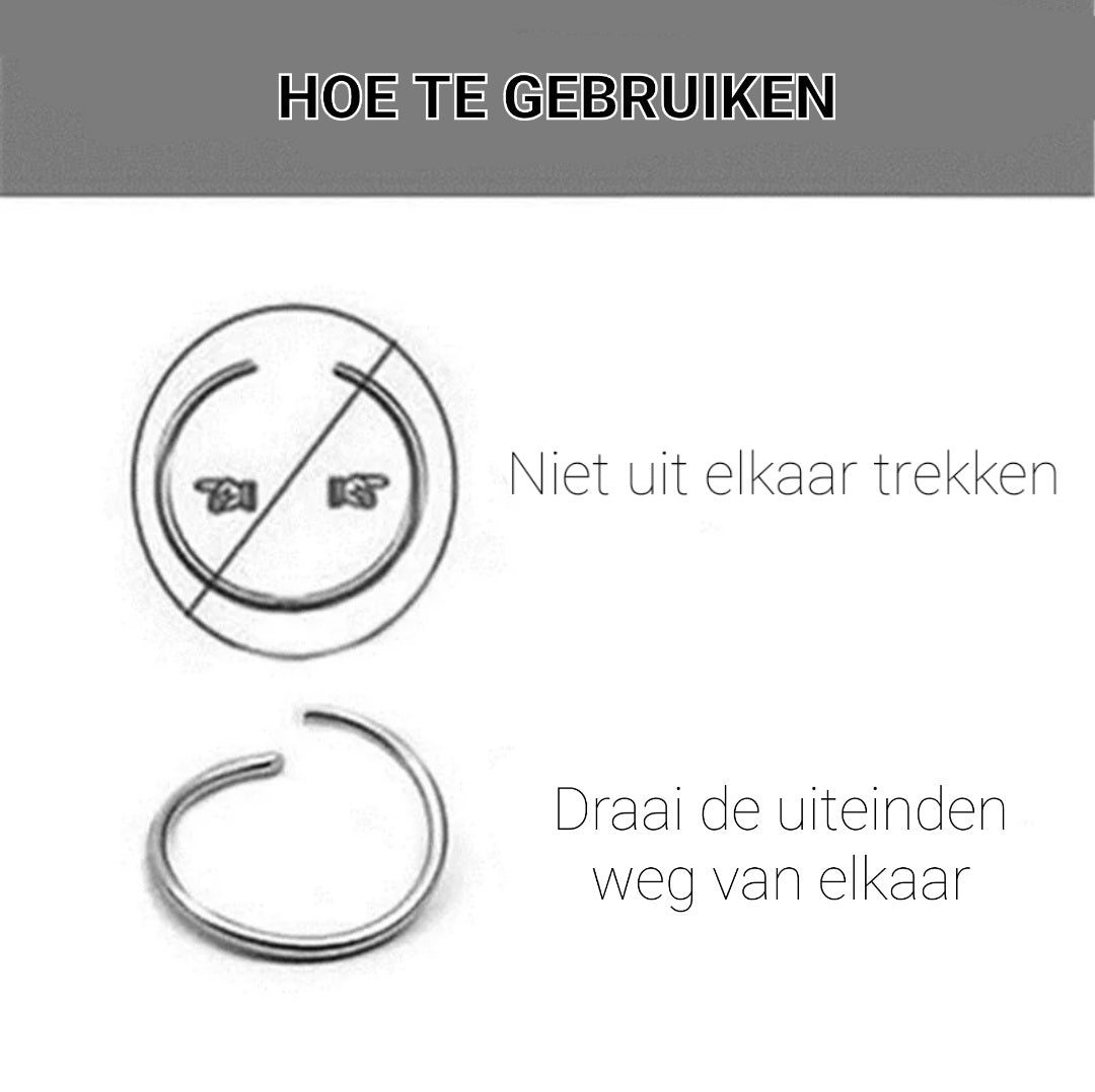 Gebruiksaanwijzig neusringetje 